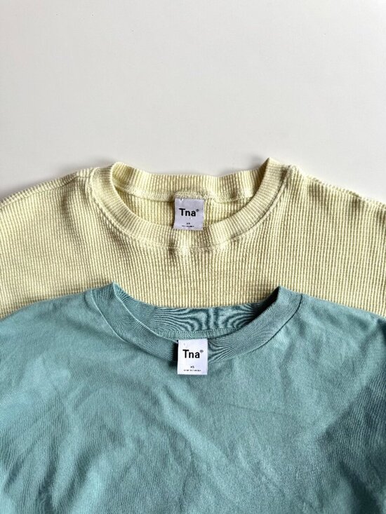Aritzia Tops - Lot of 2 Aritzia TNA Items - Mays & Tour Cotton Long Sleeve T-Shirts, Size XS